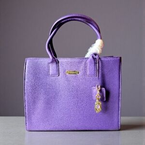 Unique Work/Play Purple Tote by Joy and Iman NWT
